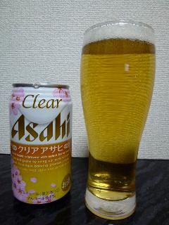 アサヒ・クリアアサヒ桜缶