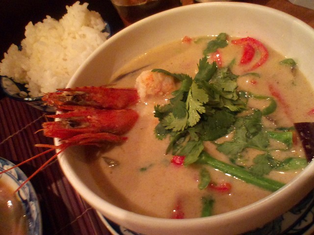 海老グリーンカレー