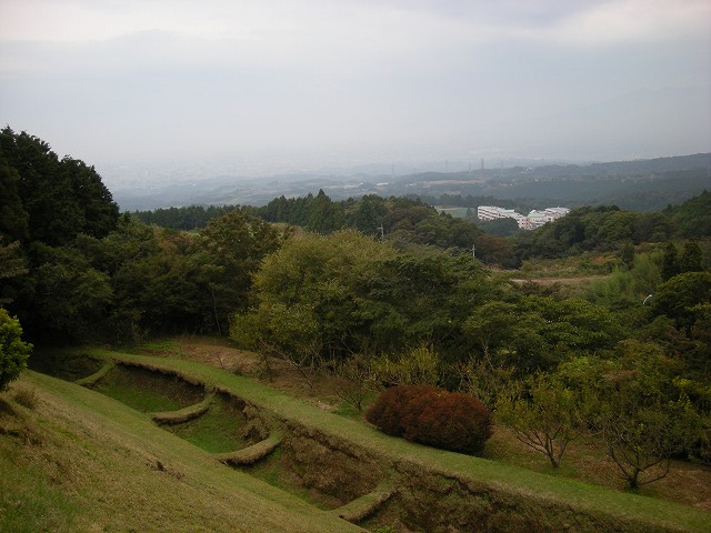 出丸より駿河湾を望む