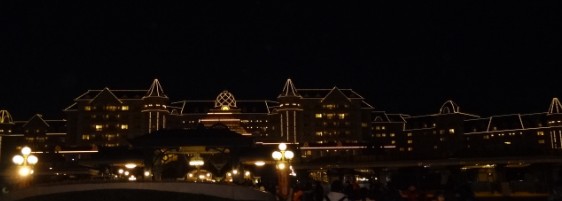 ディズニーホテル夜景
