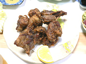 スッポンから揚げ