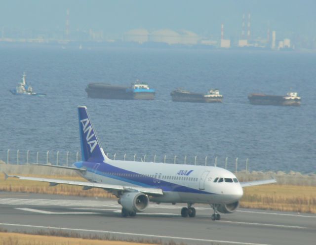 神戸空港ANA離陸前２