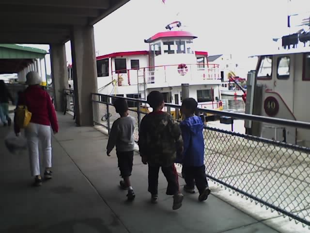 ポートランドから小島へ船に乗る