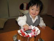 １歳誕生日　新