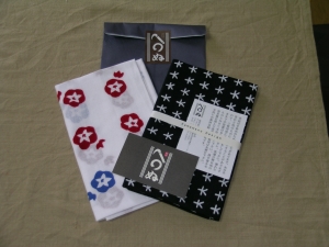 「かまわぬ」で買った手ぬぐい
