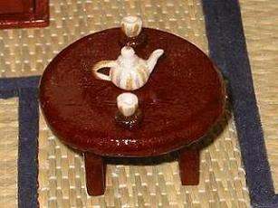 ちゃぶ台とお茶セット