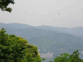 朝日山より富士山