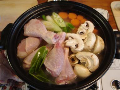 鶏鍋１