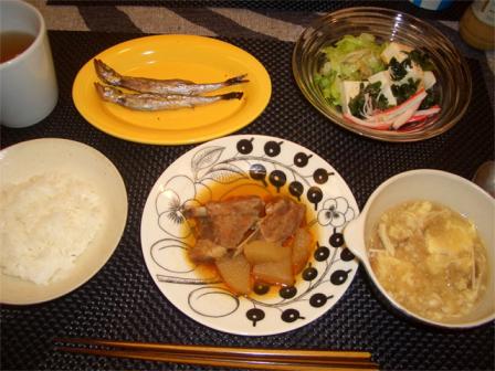 夕食20091221