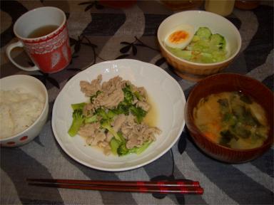 夕食20090703
