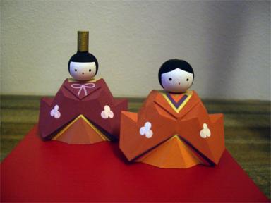 一途彫りのお雛様