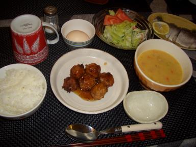 夕食20081014