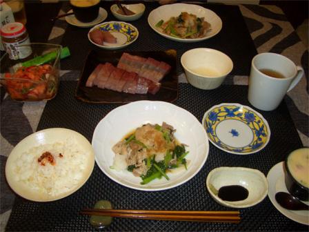 夕食20091205