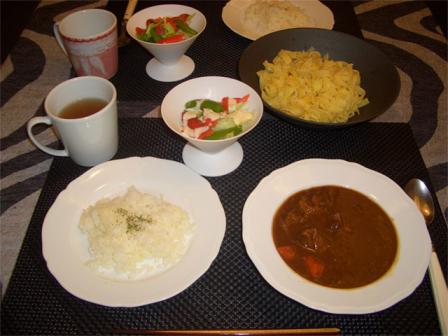 夕食20091208