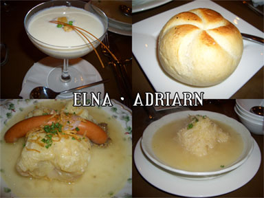 ドイツ料理＠ELNA・ADRIARN