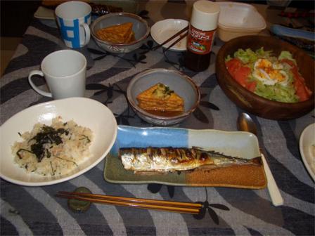 夕食20091025