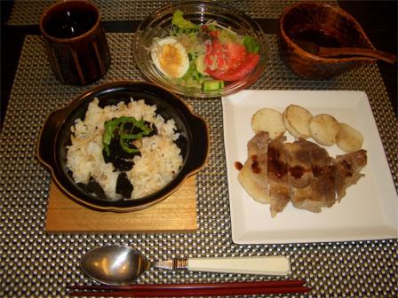 夕食20100804