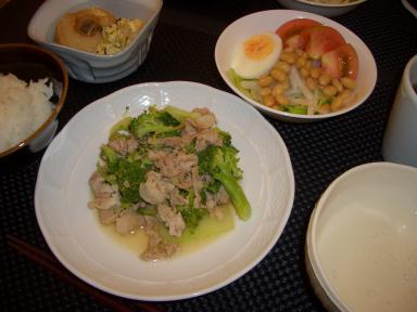 夕食20071121