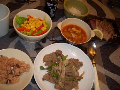 夕食20090321
