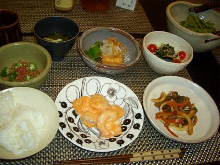 夕食20100818