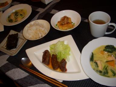 夕食20081009