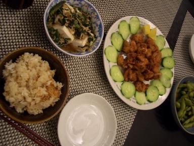 夕食20070710