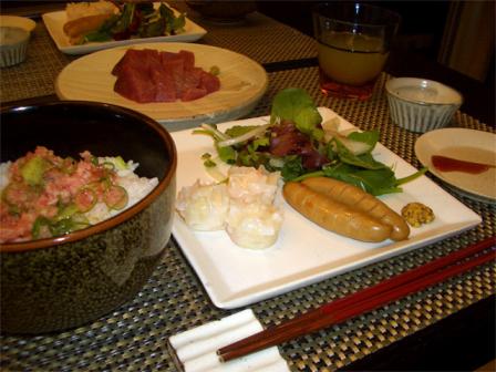 夕食20100522