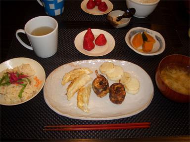 夕食20100412