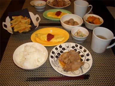 夕食20100420