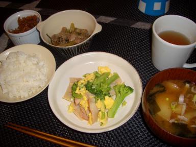 夕食20080911