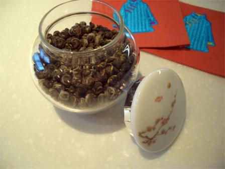 茶筒＆ジャスミン茶