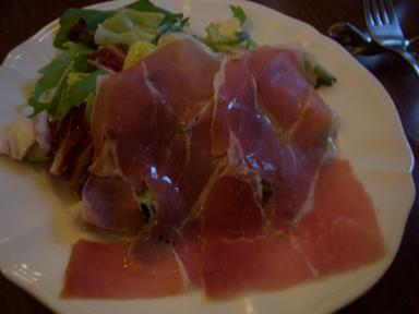 生ハムサラダ＠イルソーレロッソ