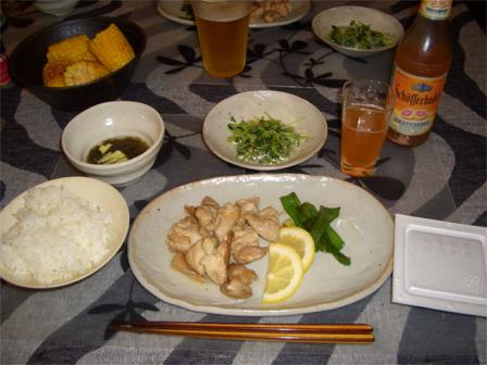 夕食20090809