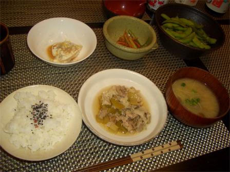 夕食20100623