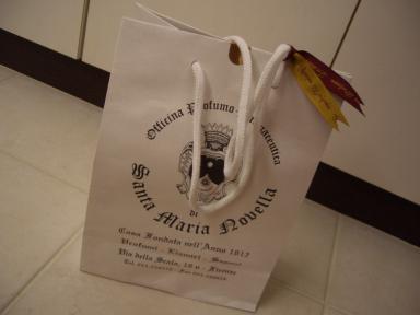 お洒落な紙袋＠サンタ・マリア・ノヴェッラ