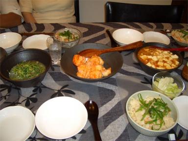 夕食20090614