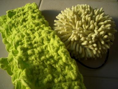 イエロータオル