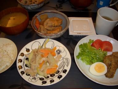 夕食20090406