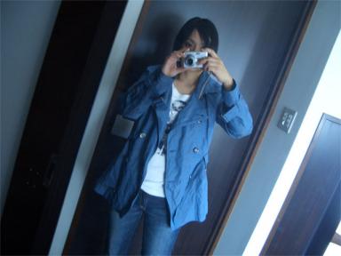 ブルートレンチ＆白Ｔ