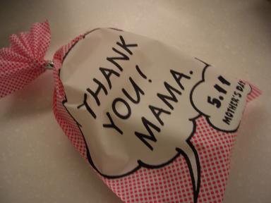 母の日のラッピング