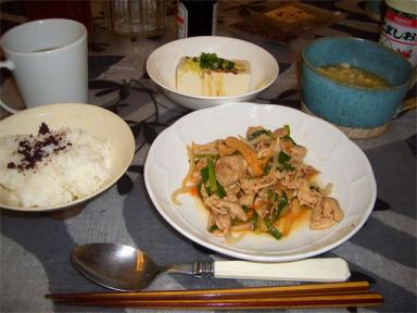 夕食20090713