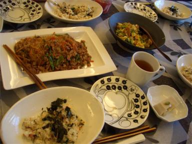 夕食20090718
