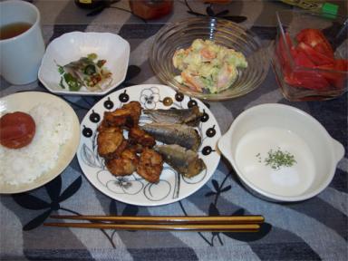 夕食20090701