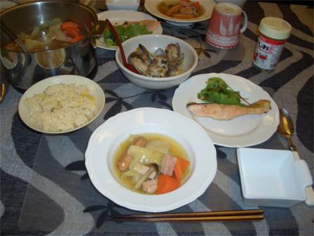 夕食20091004