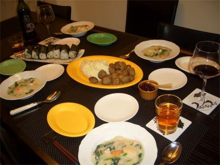 夕食20091123