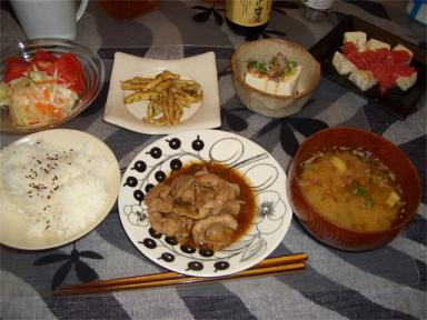 夕食20090702