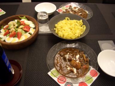 夕食20071007