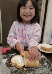 上手に切れました＾＾