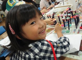 スタンプぺたぺた～