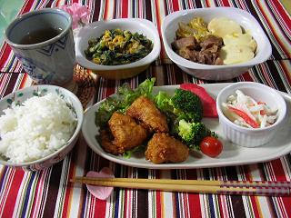 すき焼き風＆鶏天